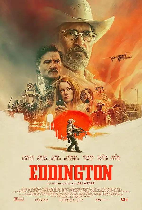 دانلود فیلم ادینگتون (Eddington 2025) دوبله حرفه‌ای